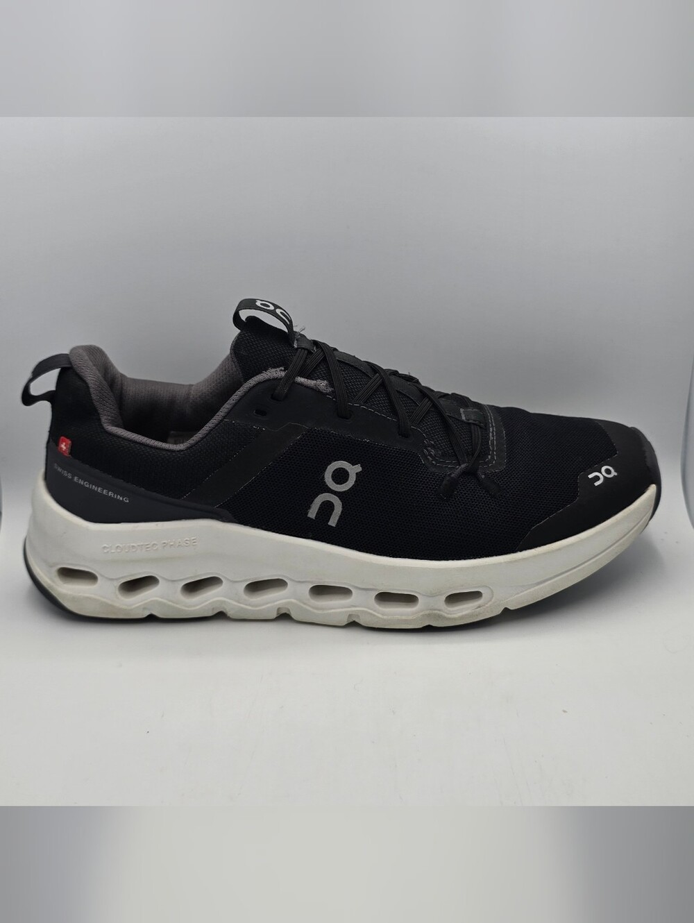 On Running Cloudleap Running Shoe - Black 6y Womens 7.5